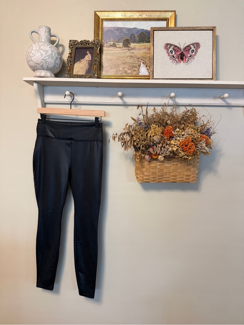 Target Black Leather Look High-Waist Leggings